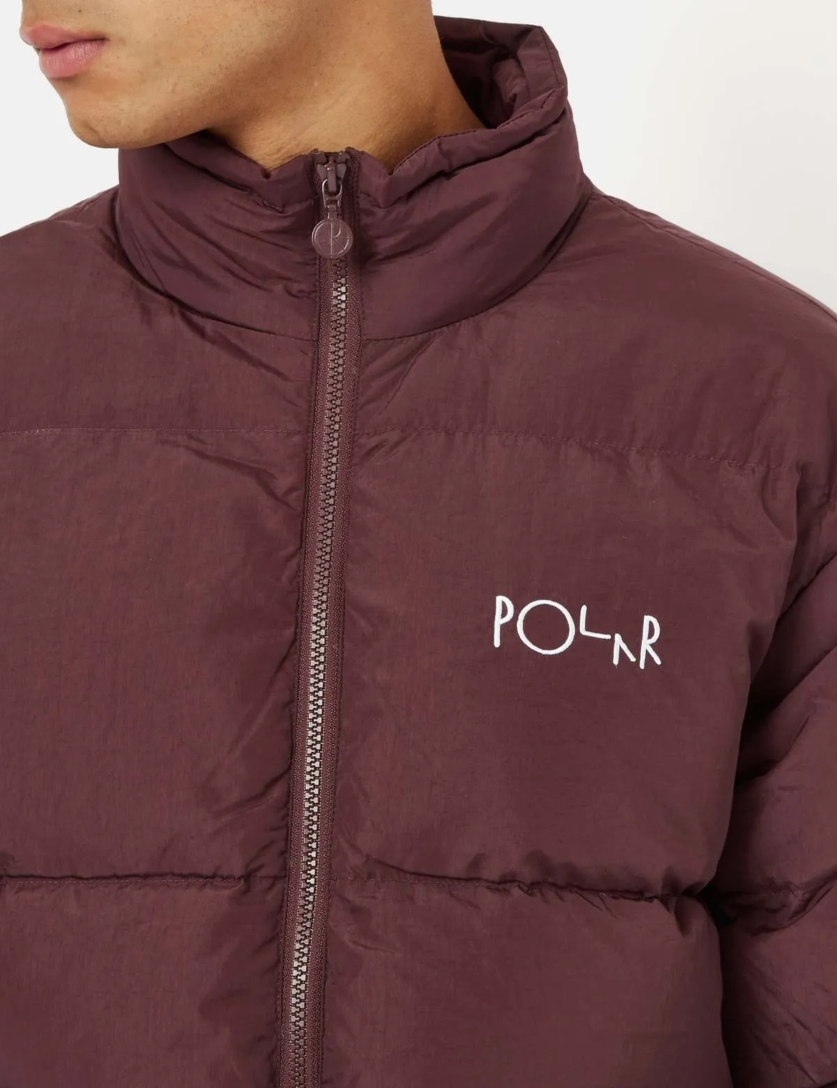 Pocket Puffer Jacket - Bordeaux