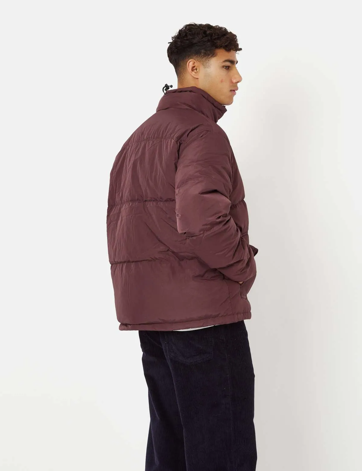 Pocket Puffer Jacket - Bordeaux