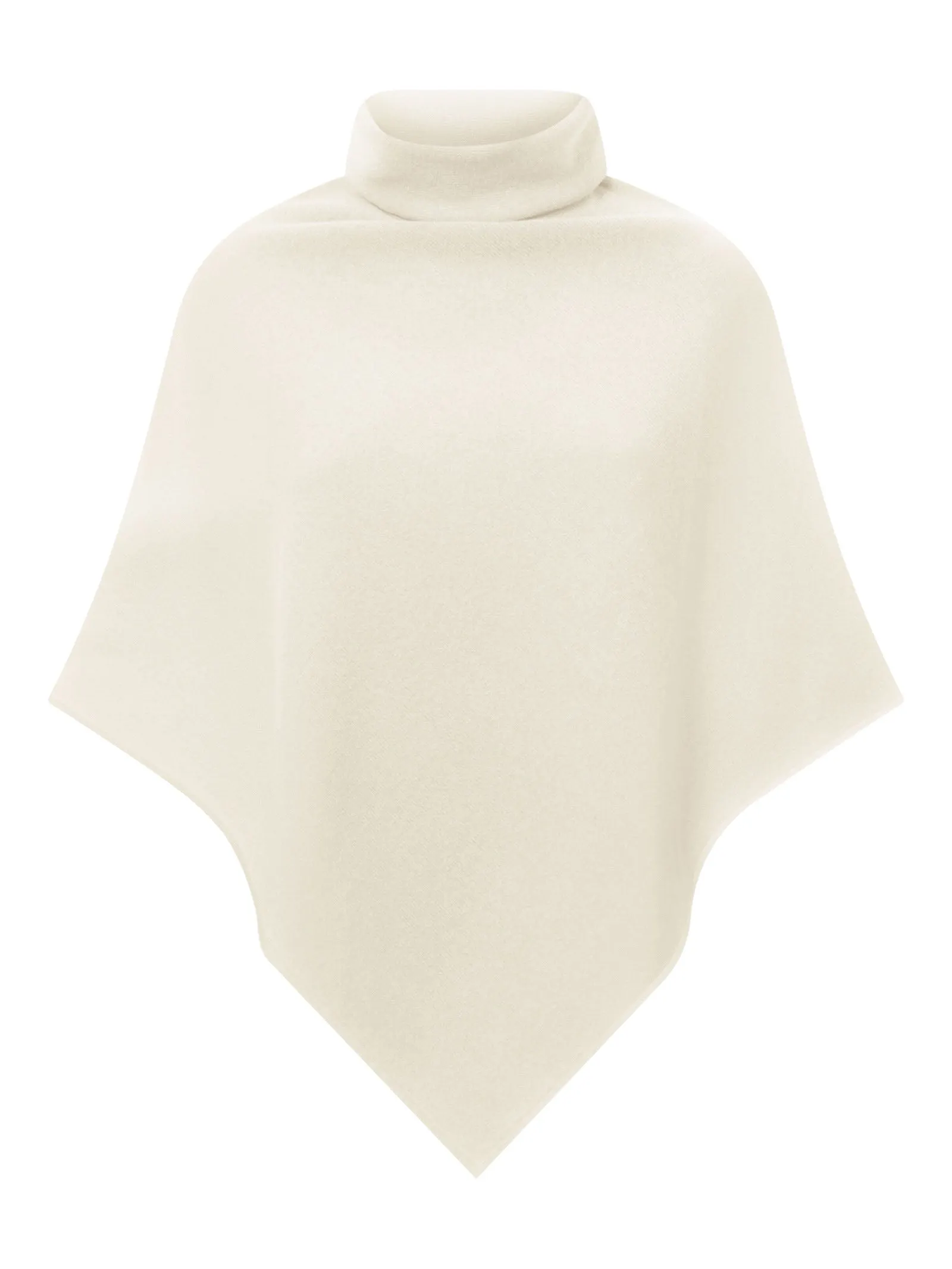 Poncho in filato Cashmerino - Avorio