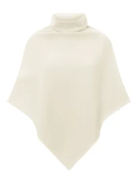 Poncho in filato Cashmerino - Avorio