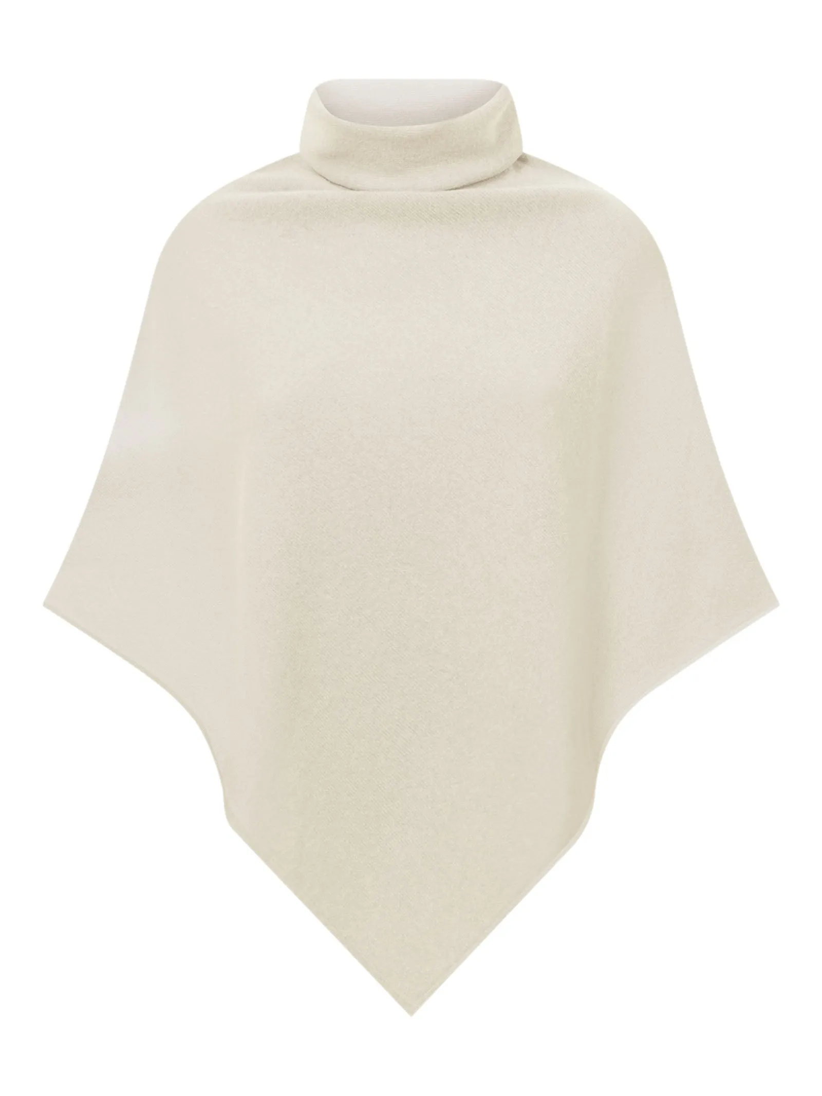 Poncho in filato Cashmerino - Champignon mel.