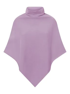 Poncho in filato Cashmerino - Paisley Purple