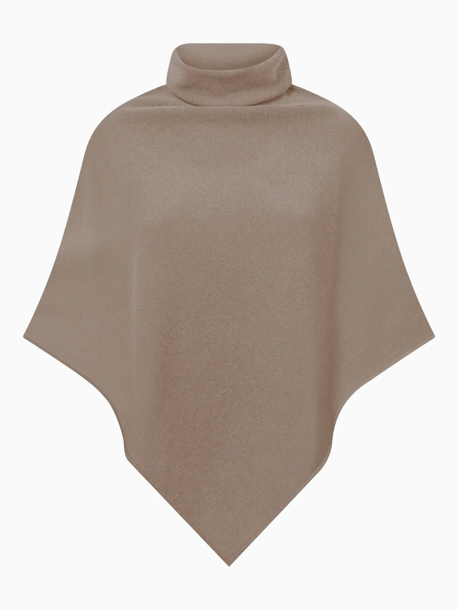 Poncho in filato Cashmerino - Pine Bark