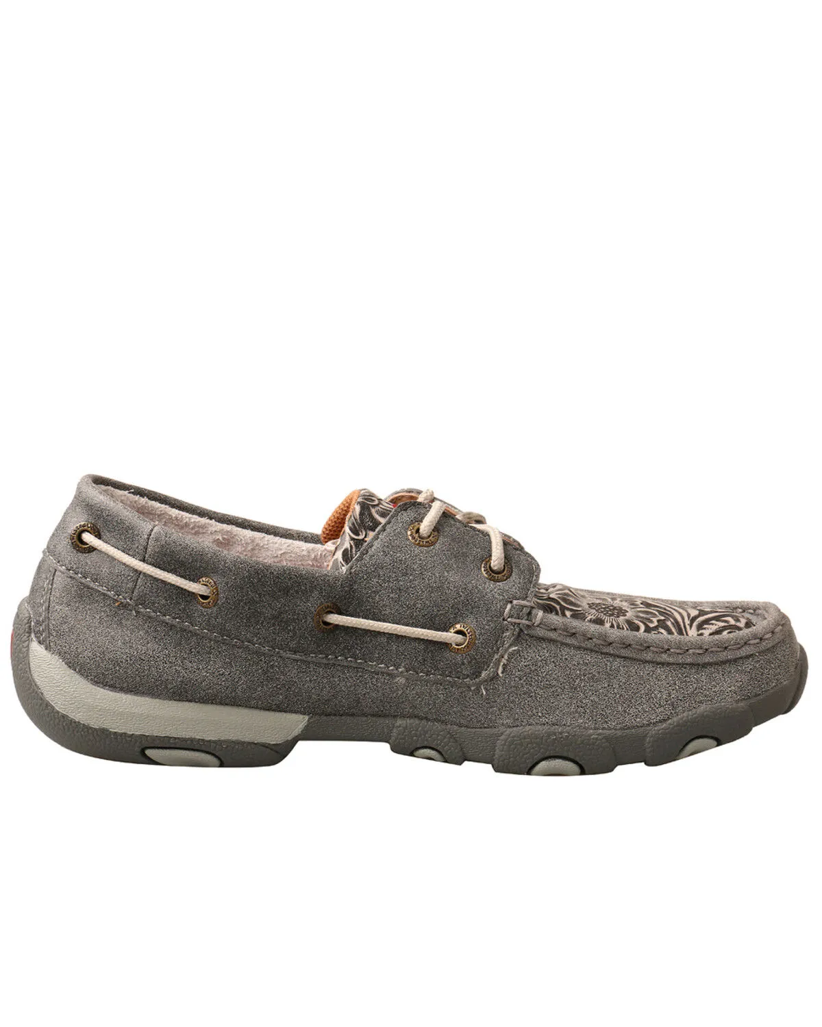 Product Name:  Twisted X Women's Tooled Boat Shoes - Moc Toe