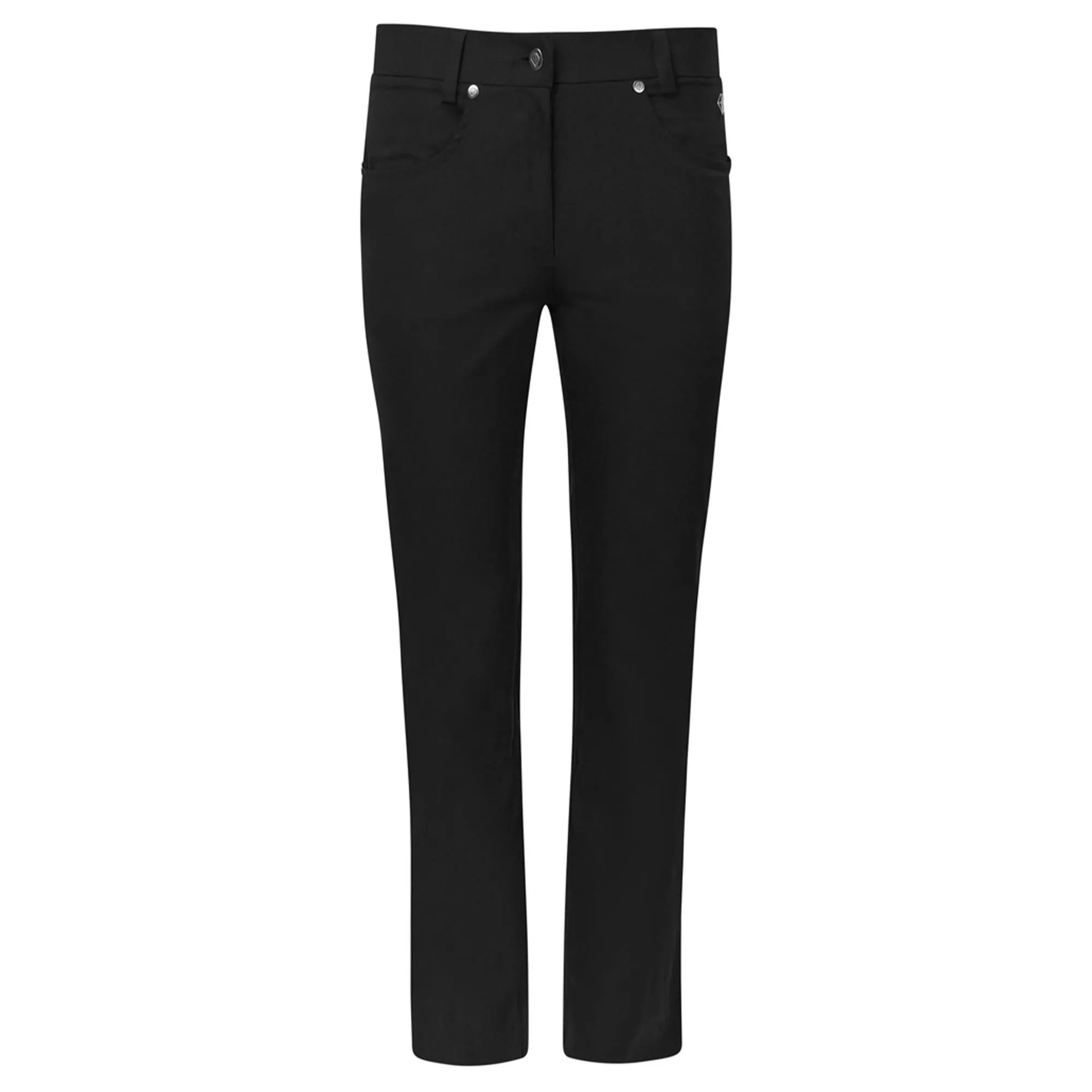 Pure Golf Bernie Lined Ladies Golf Trousers Black 27 Inch