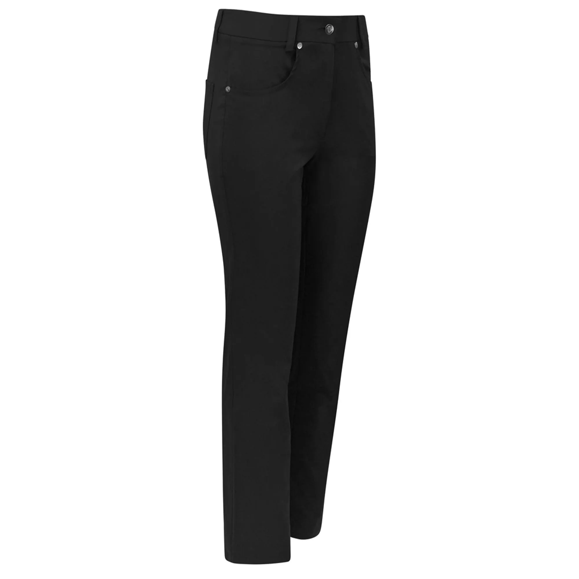 Pure Golf Bernie Lined Ladies Golf Trousers Black 29 Inch