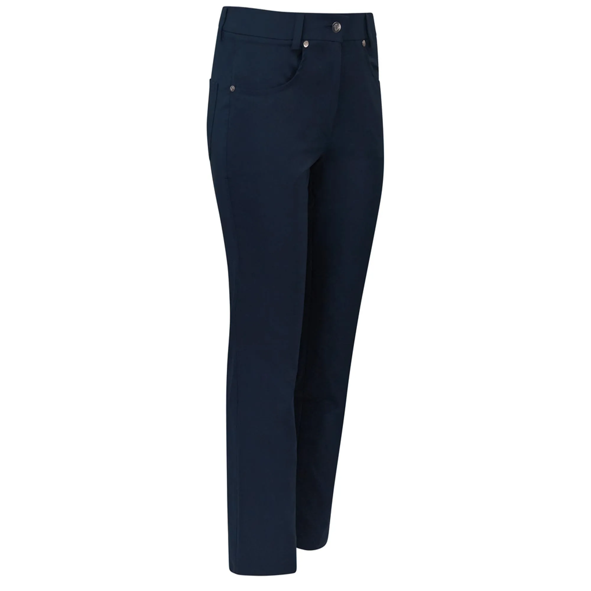 Pure Golf Bernie Lined Ladies Golf Trousers Navy 27 Inch