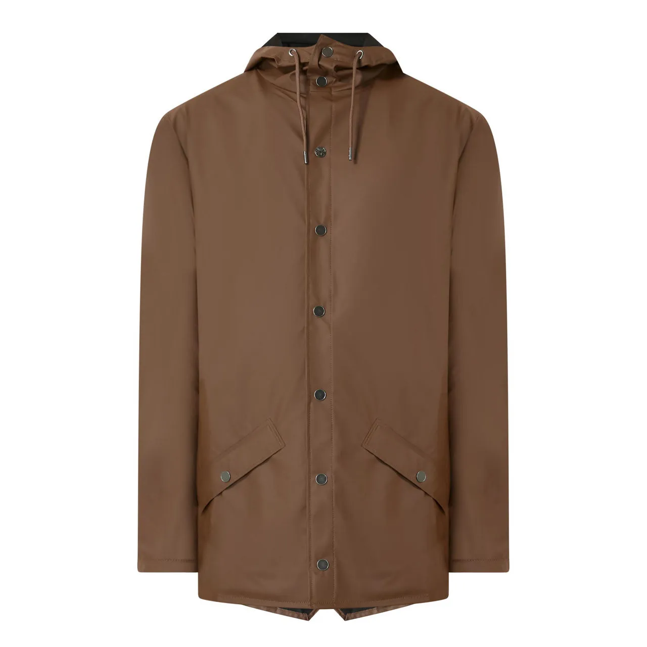 RAINS W3 Rain Jacket - Brown