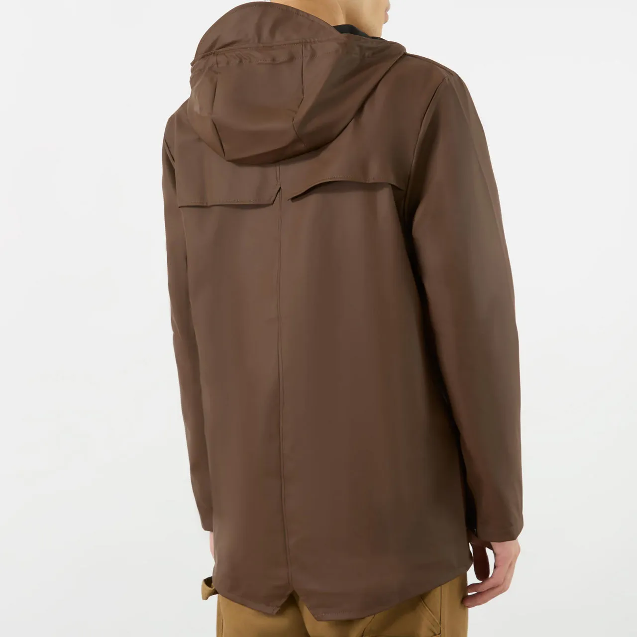 RAINS W3 Rain Jacket - Brown