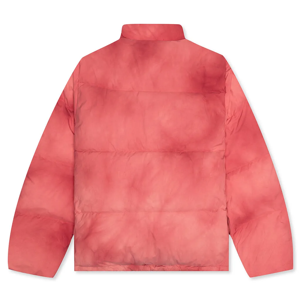 Recycled Nylon Down Puffer - Faded Red