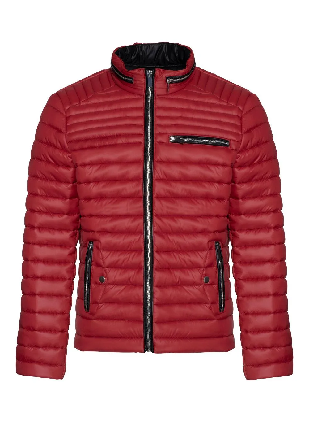 Regency - Jogger Puffer - Manteau matelassé avec cuir