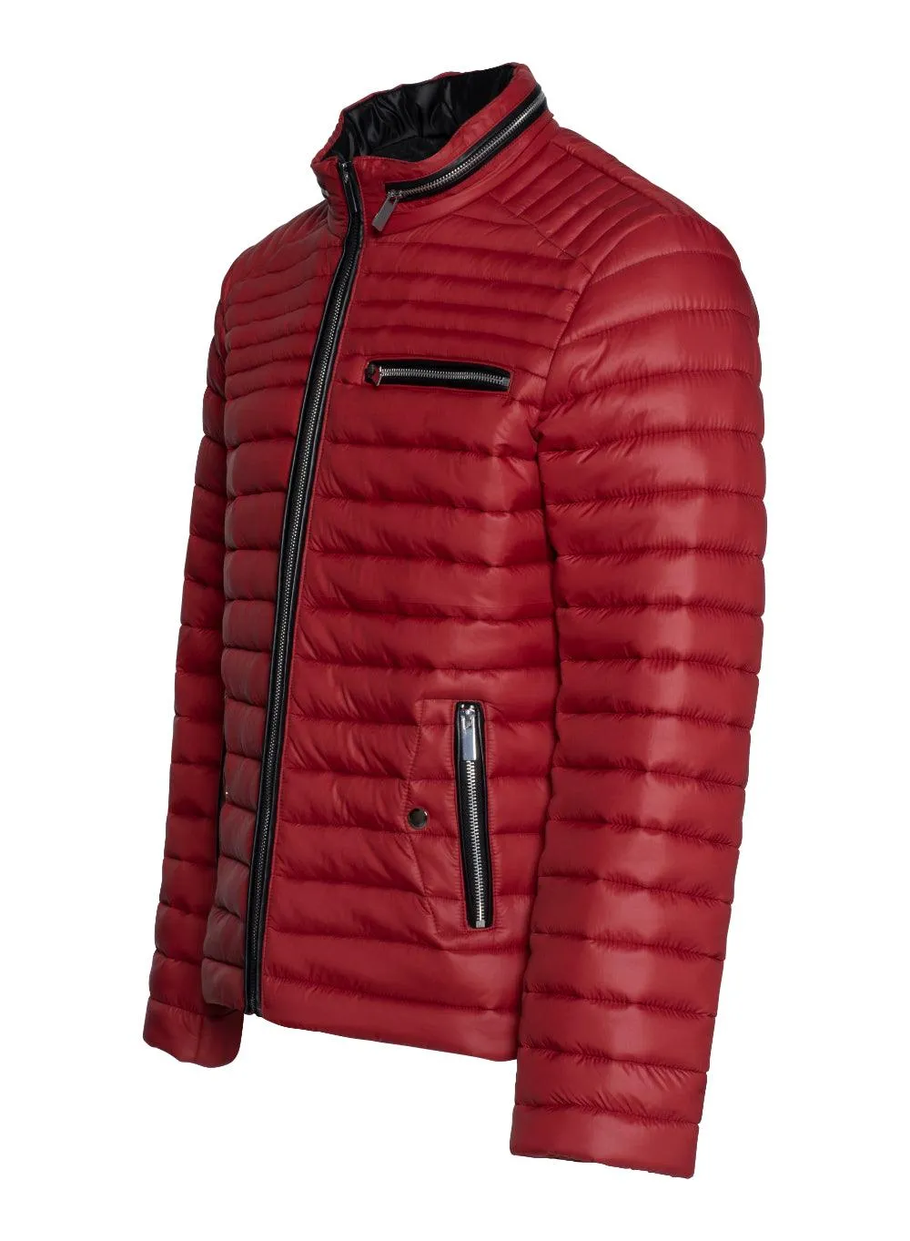 Regency - Jogger Puffer - Manteau matelassé avec cuir