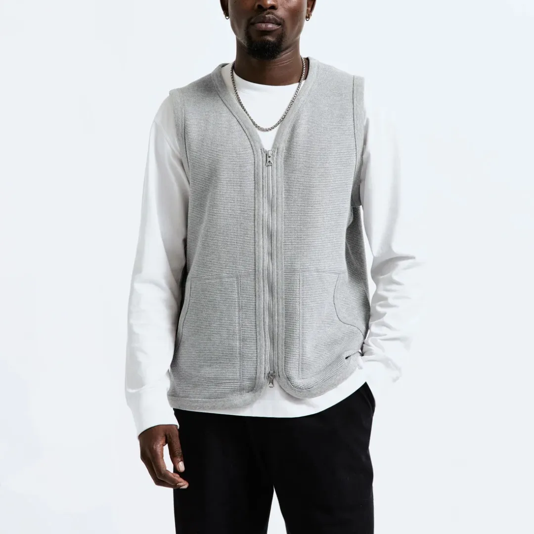 REIGNING CHAMP  |Street Style Plain Cotton Vests & Gillets