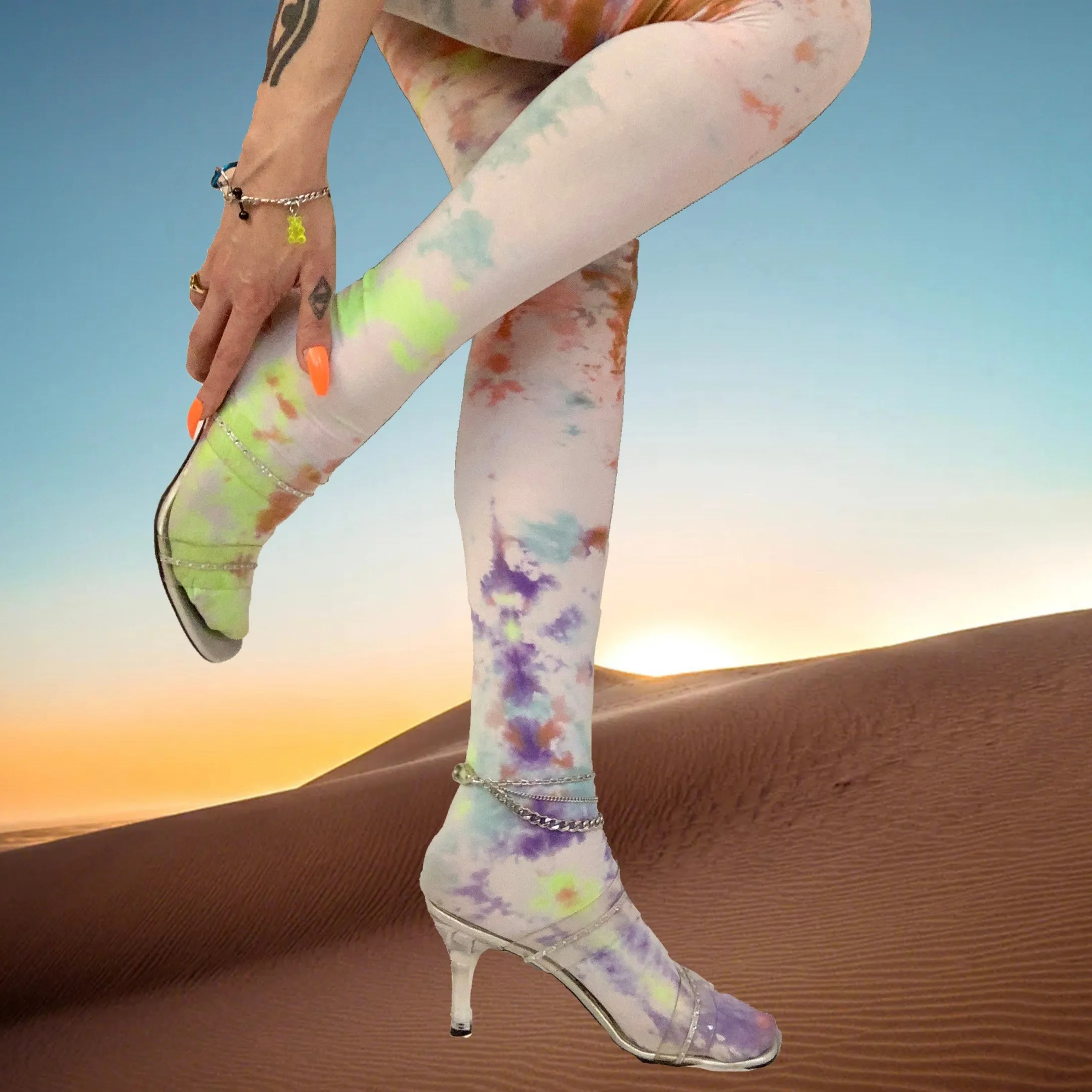 Rit cloud print tights