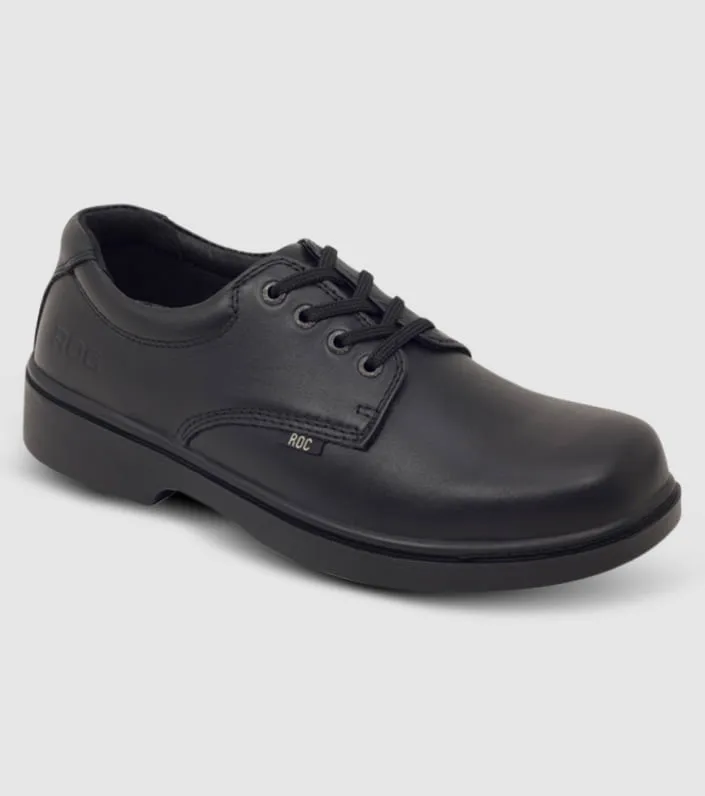 roc strobe senior boys school shoes