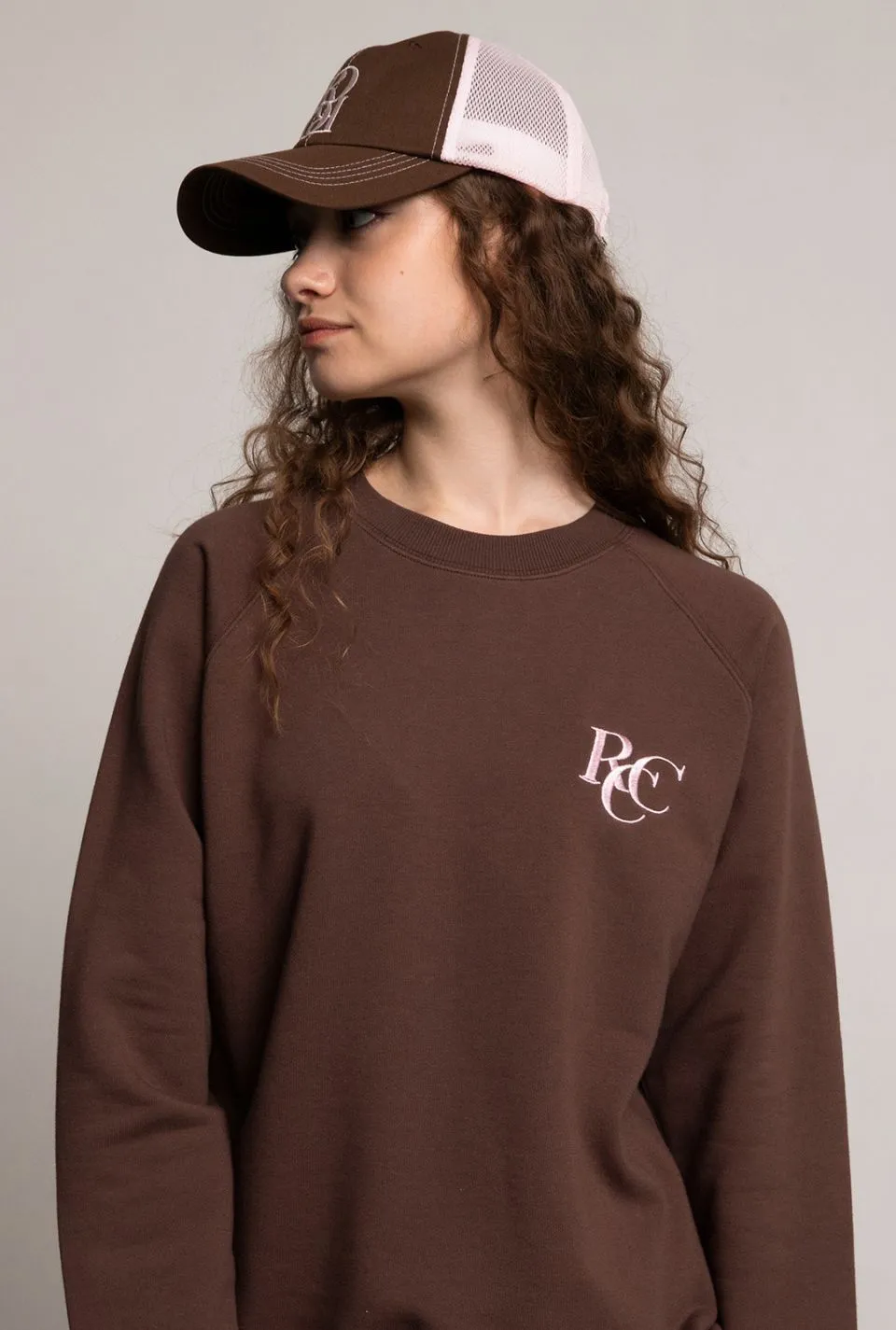 rocci rocci  |Unisex Street Style Plain Oversized Logo