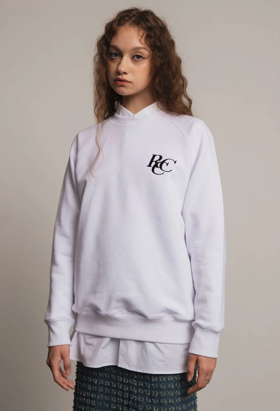 rocci rocci  |Unisex Street Style Plain Oversized Logo