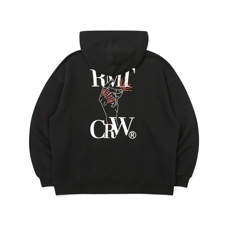 ROMANTIC CROWN  |Unisex Street Style Long Sleeves Logo Hoodies