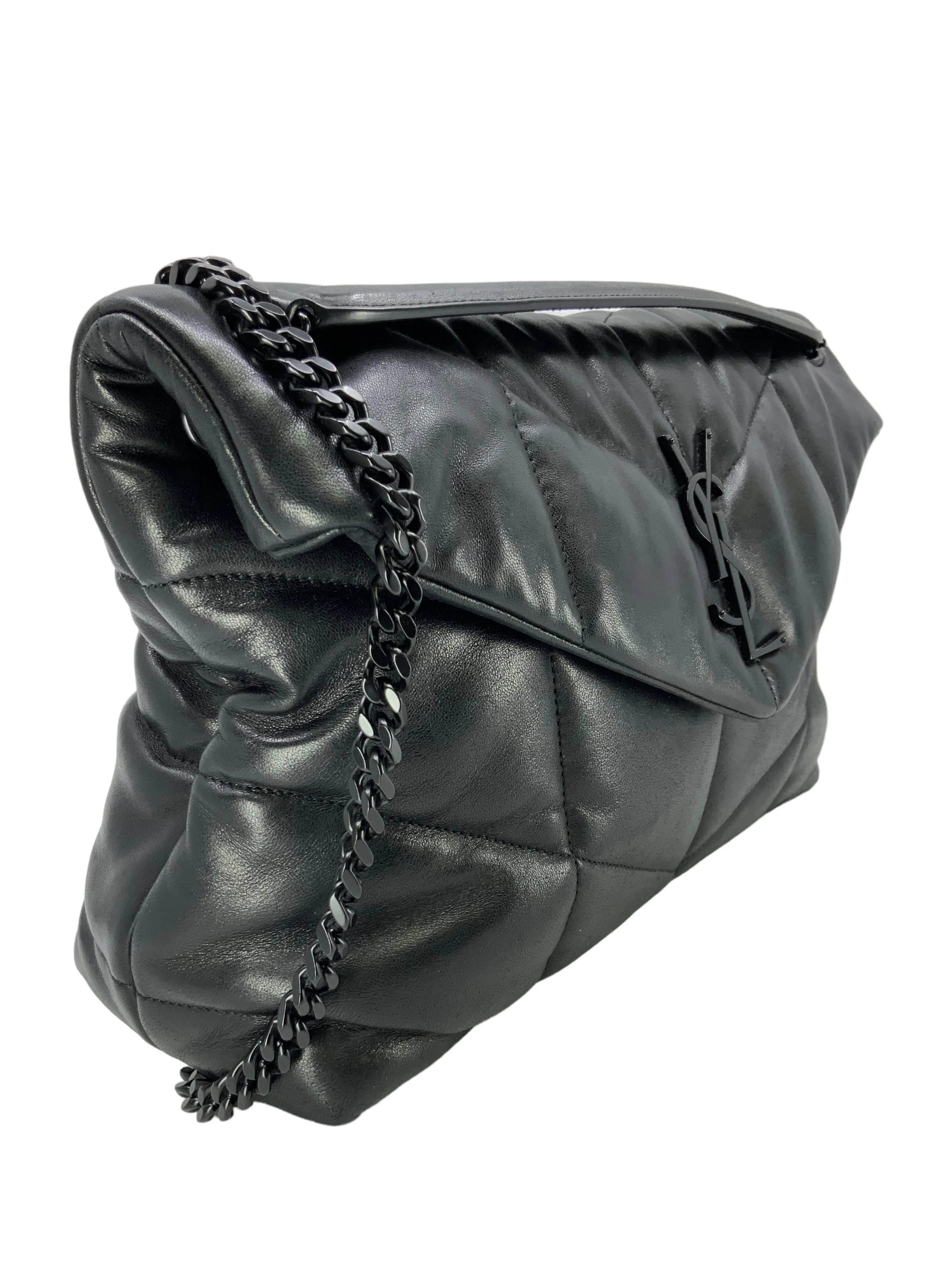 SAINT LAURENT MEDIUM PUFFER SHOULDER BAG