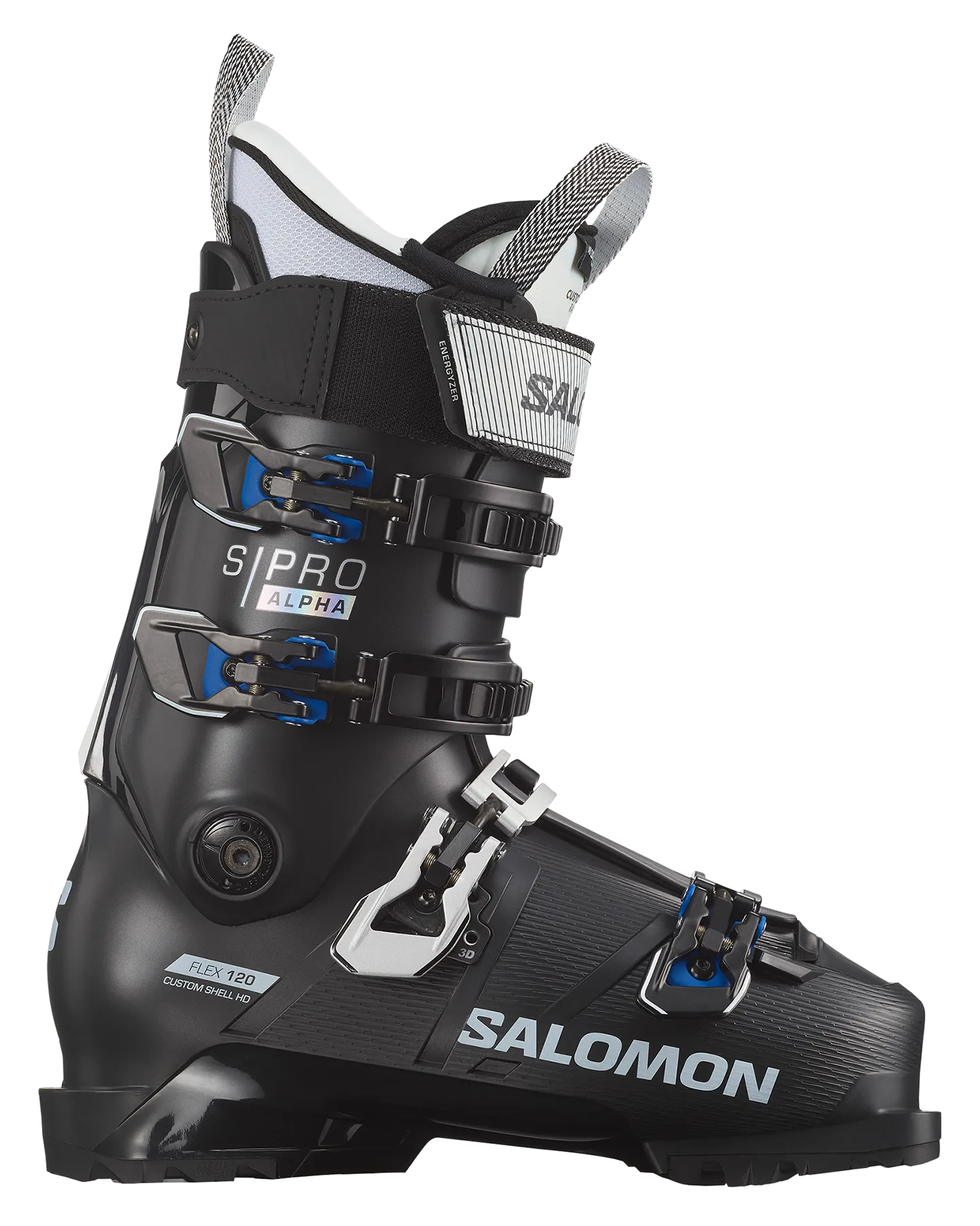 Salomon Pro Alpha 120 El Ski Boots - Black/Race Blue