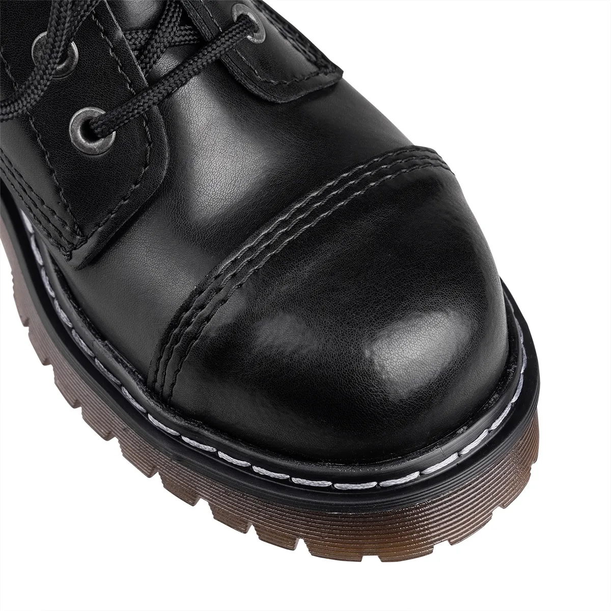 shoes STEADY´S - 6 holes - Black - N-REX/6  -  Metal-shop