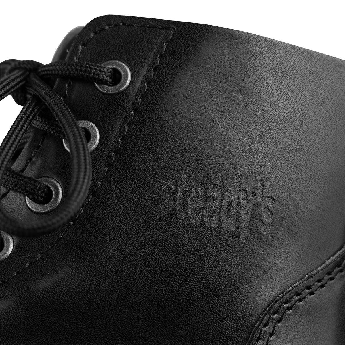 shoes STEADY´S - 6 holes - Black - N-REX/6  -  Metal-shop