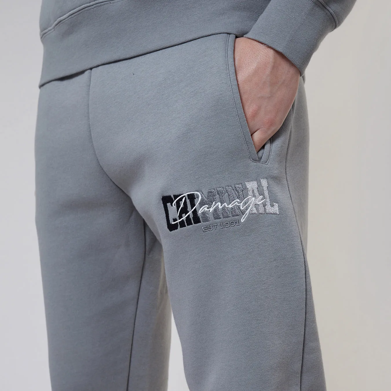 SIGN VARSITY JOGGER - MID GREY