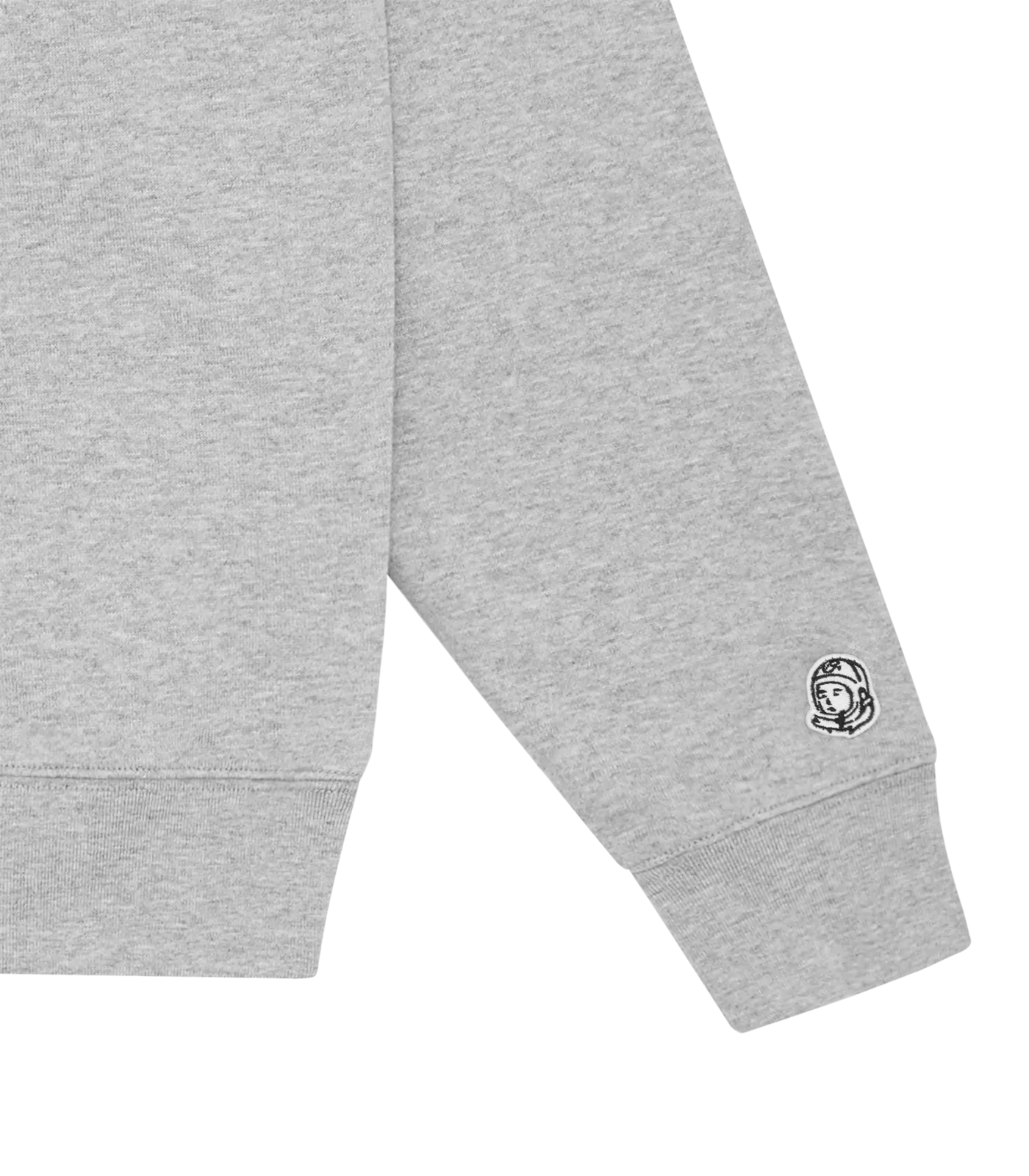 SMALL ARCH LOGO CREWNECK - HEATHER GREY