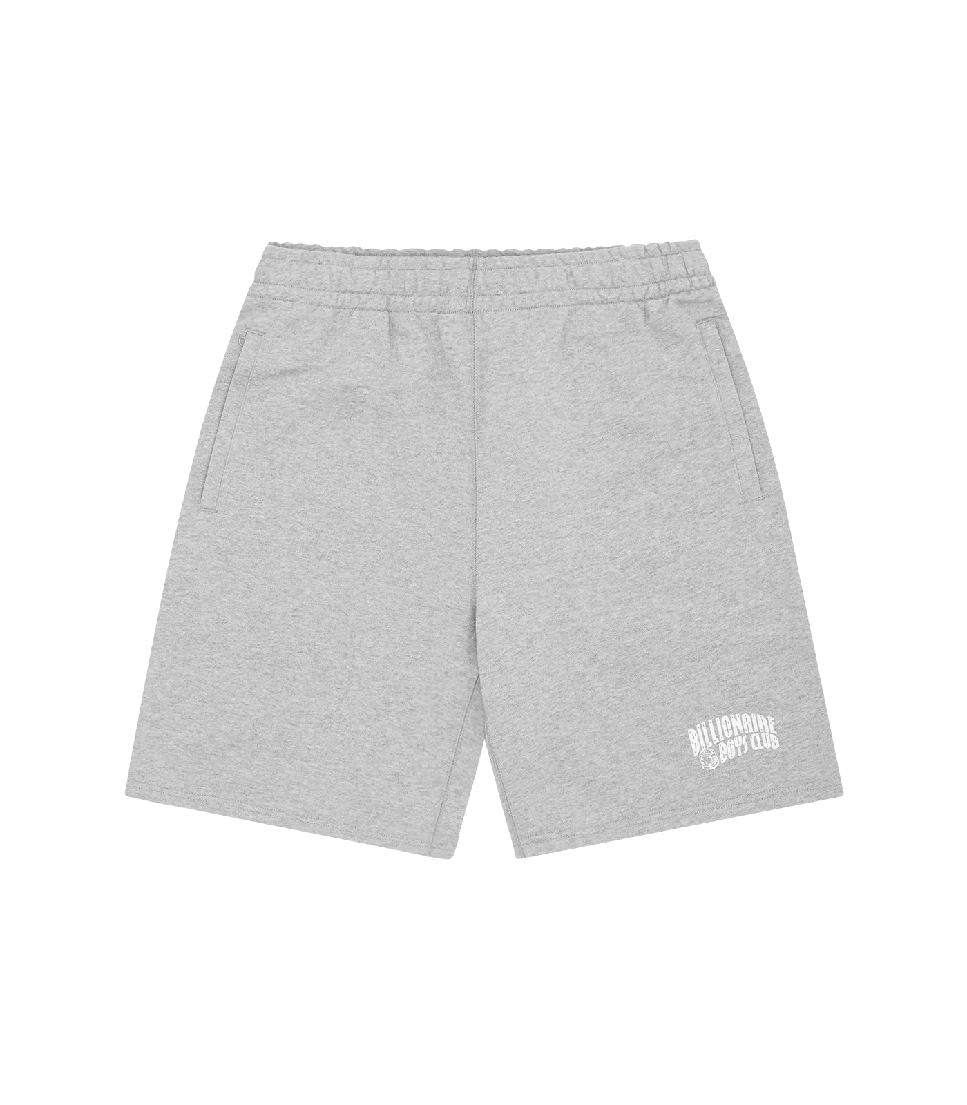 SMALL ARCH LOGO SHORTS - HEATHER GREY