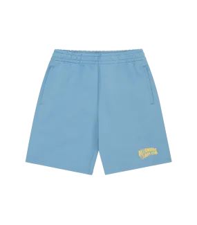 SMALL ARCH LOGO SHORTS - POWDER BLUE