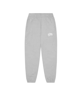 SMALL ARCH LOGO SWEATPANTS - HEATHER GREY