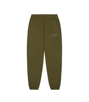 SMALL ARCH LOGO SWEATPANTS - OLIVE