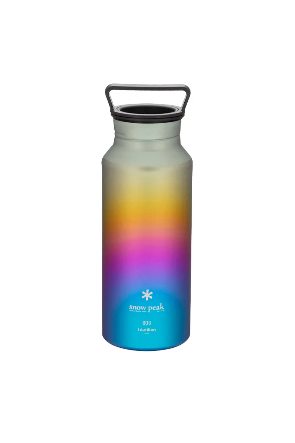 SNOW PEAK - RAINBOW ANODISED TI AURORA BOTTLE 800ML