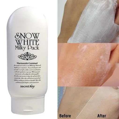 Snow White Milky Pack for Whitening Skin