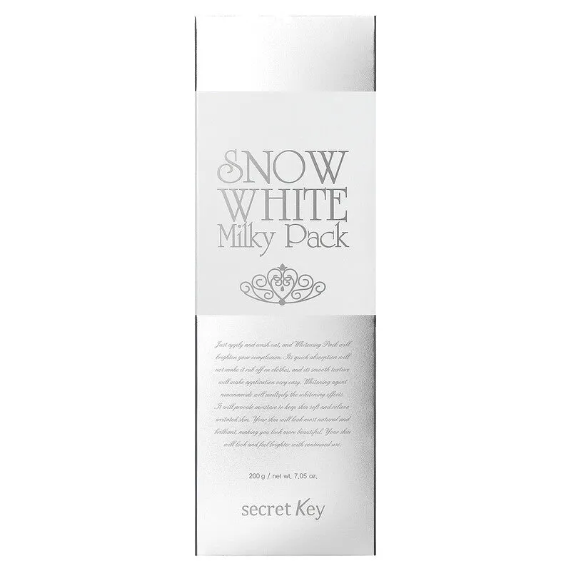 Snow White Milky Pack for Whitening Skin