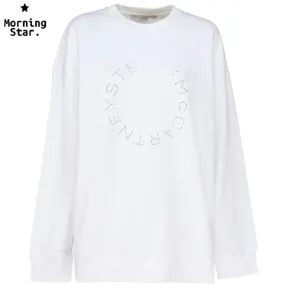 Stella McCartney  |Unisex U-Neck Long Sleeves Plain Cotton Logo