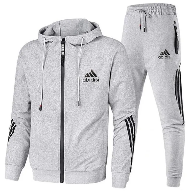 Striped Tracksuits-Sports Outfit Sets