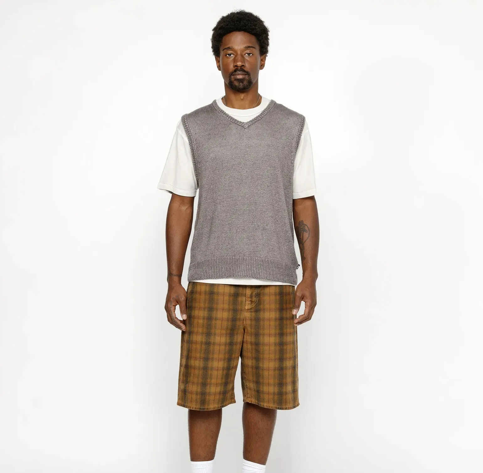 STUSSY  |Unisex Street Style Cotton Skater Style Vests & Gillets