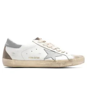 Super-Star Leather Sneaker - White/Taupe/Grey