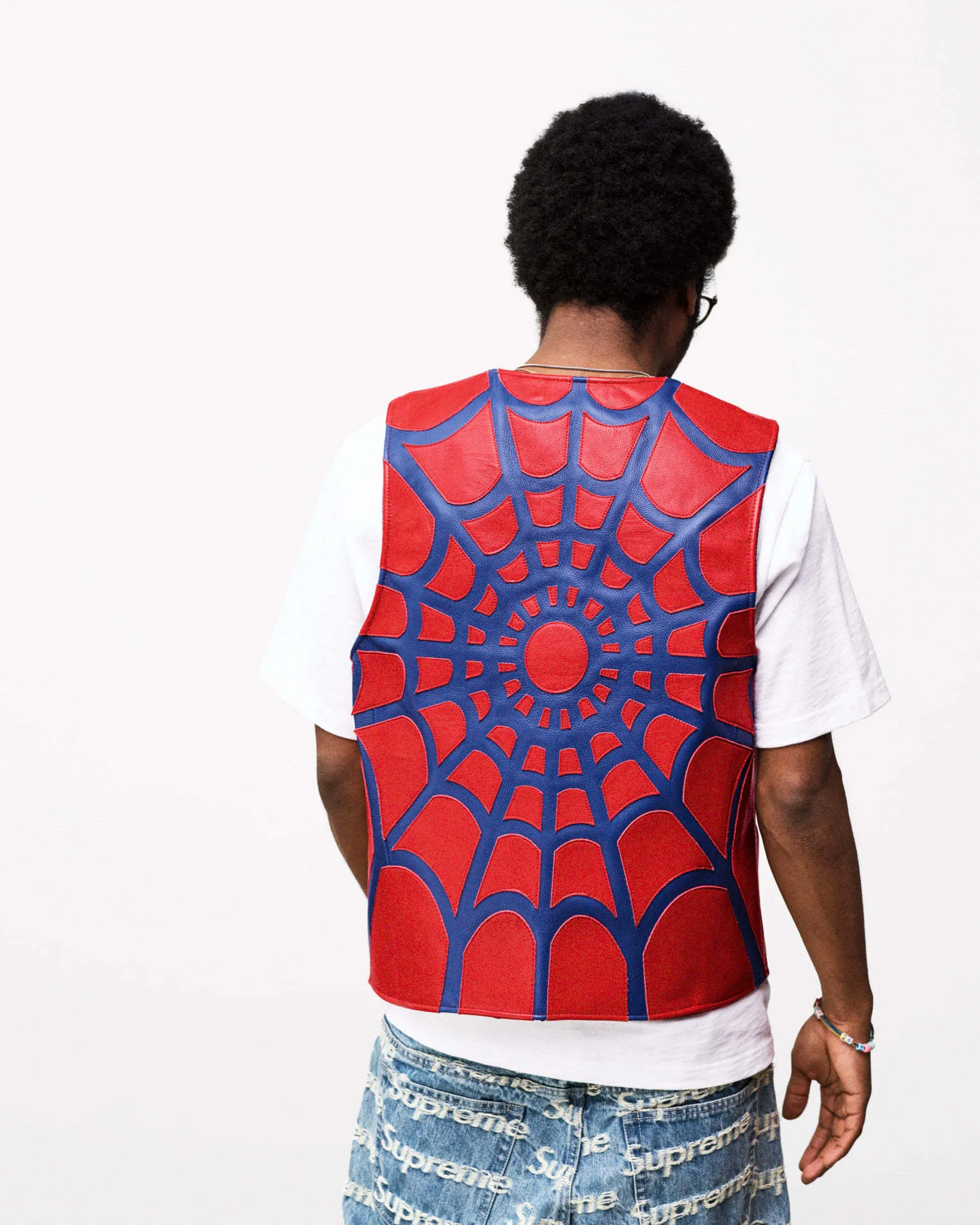 Supreme  |Supreme Vanson Leathers Spider Web Vest