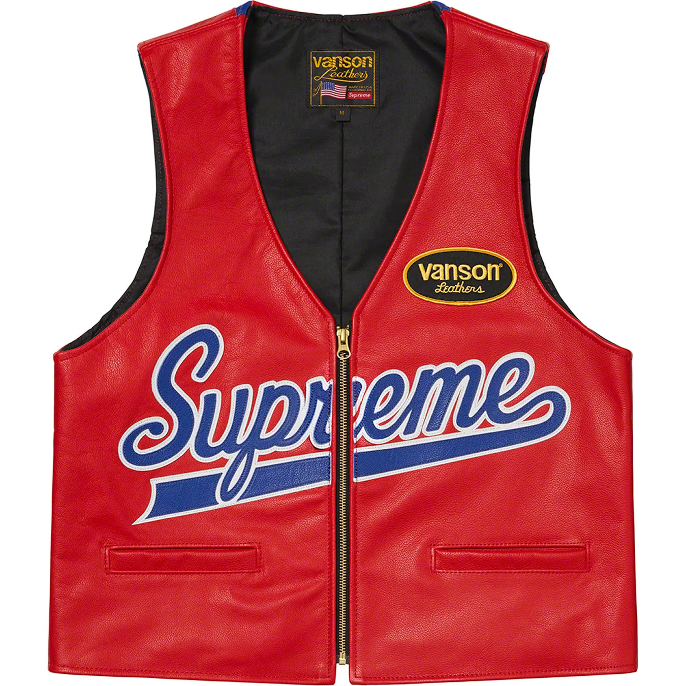 Supreme  |Supreme Vanson Leathers Spider Web Vest