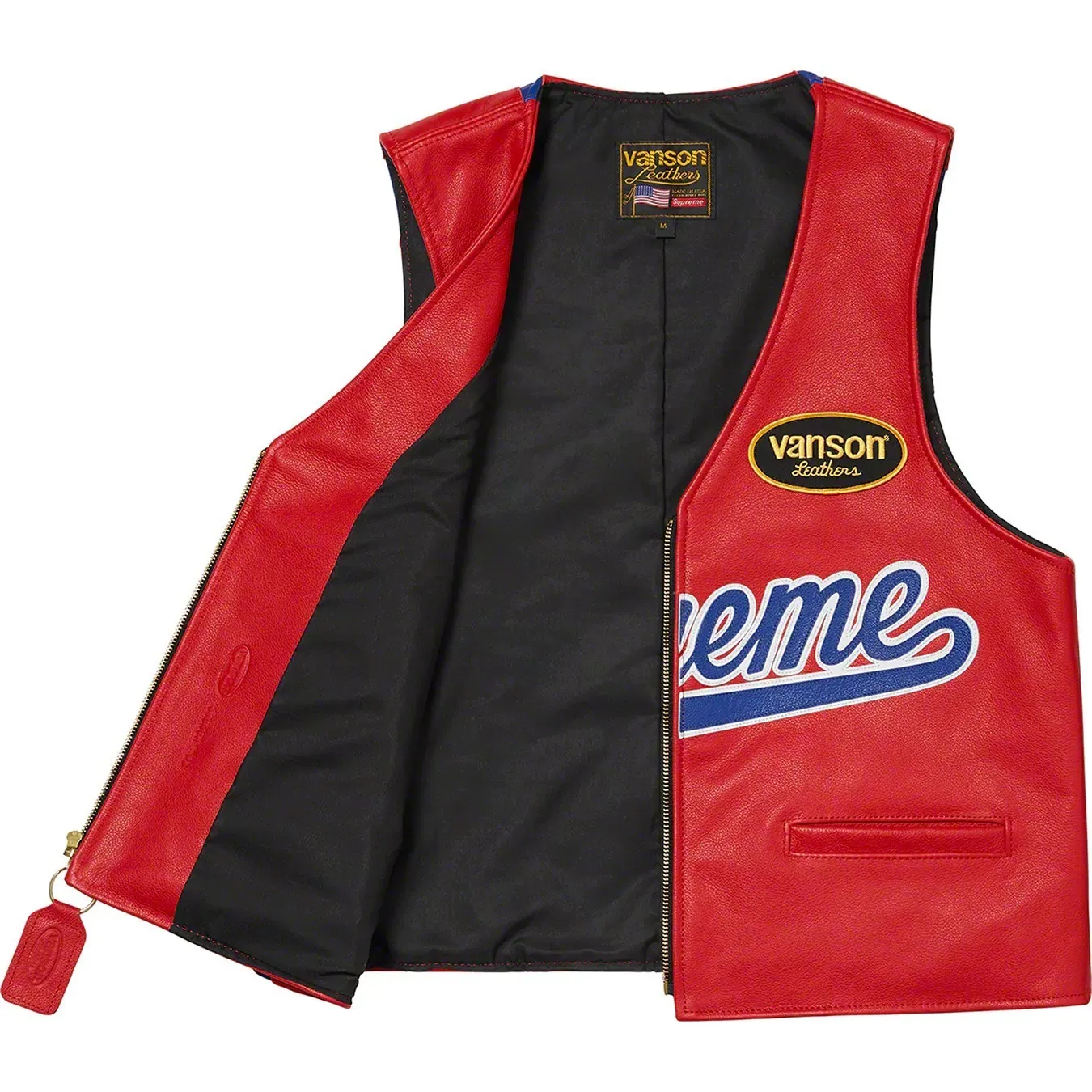 Supreme  |Supreme Vanson Leathers Spider Web Vest