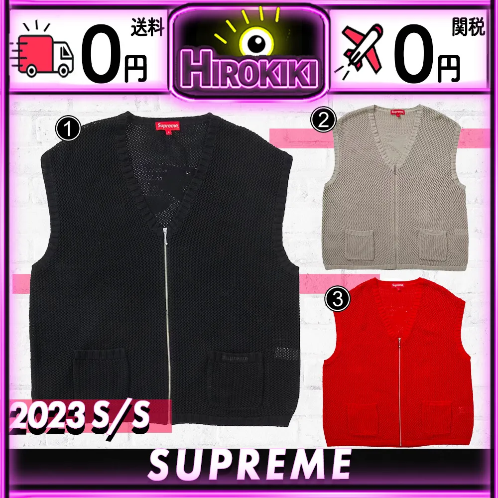 Supreme  |Unisex Street Style Collaboration Logo Vests & Gillets