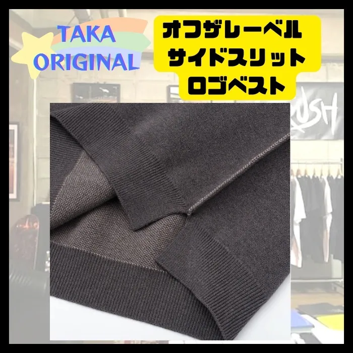 TAKA ORIGINAL  |Street Style Plain Logo Vests & Gillets