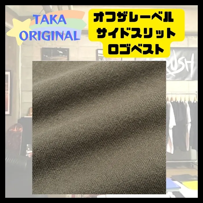 TAKA ORIGINAL  |Street Style Plain Logo Vests & Gillets