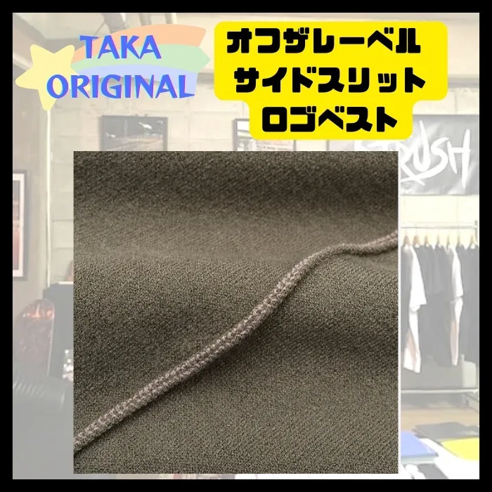 TAKA ORIGINAL  |Street Style Plain Logo Vests & Gillets