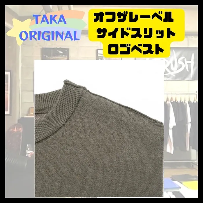 TAKA ORIGINAL  |Street Style Plain Logo Vests & Gillets