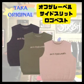 TAKA ORIGINAL  |Street Style Plain Logo Vests & Gillets