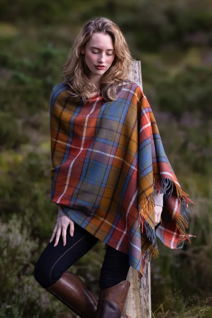 Tartan Poncho | Extra Warmth (Auld Buchanan)