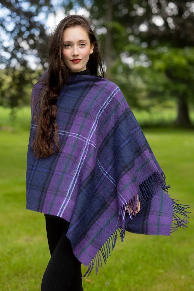 Tartan Poncho (Scotland Forever) EXTRA WARMTH